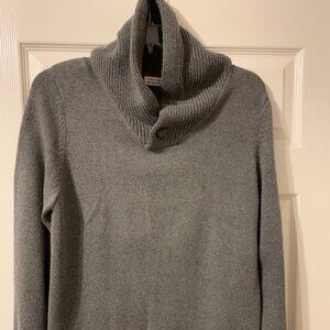 Vincenzo Boretti Women's Gray Sweater, Size Large